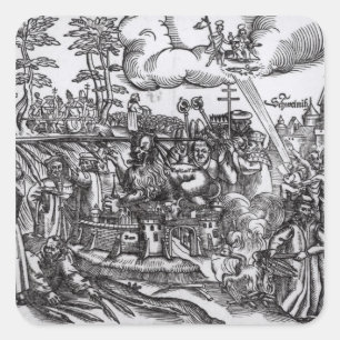 Martin Luther Vierkante Sticker