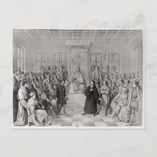 Martin Luther voor Charles V Briefkaart (Voorkant)