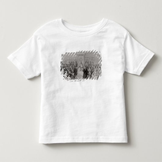 Martin Luther voor Charles V Kinder Shirts (Voorkant)