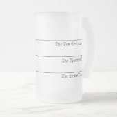 Martin Luther's Drink glas Matglas Bierpul (Voorkant rechts)