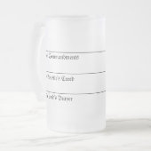 Martin Luther's Drink glas Matglas Bierpul (Voorkant links)