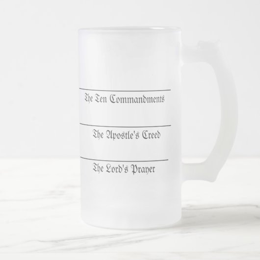 Martin Luther's Drink glas Matglas Bierpul (Rechts)
