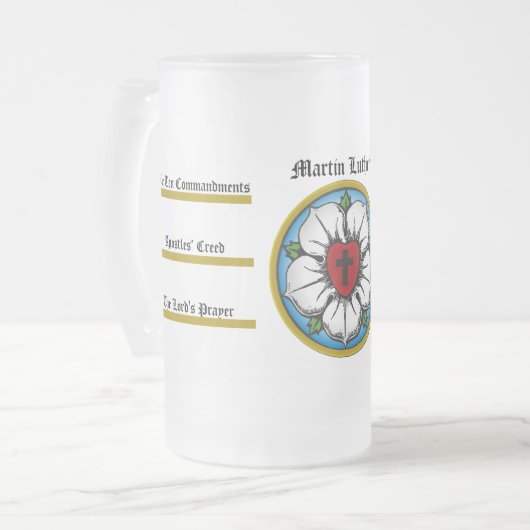 Martin Luther's Drink Mok (Voorkant links)