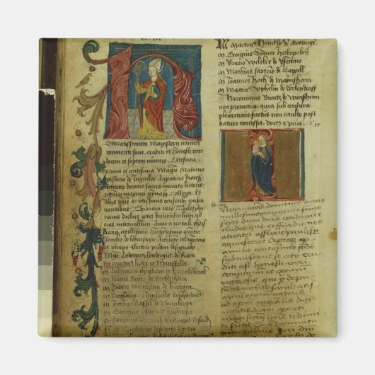 Martin Luther's inschrijving Magneet (Voorkant)