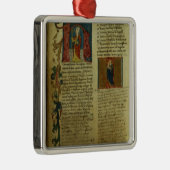 Martin Luther's inschrijving Metalen Ornament (Rechts)
