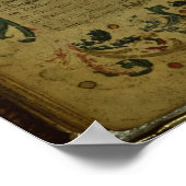 Martin Luther's inschrijving Poster (Hoek)