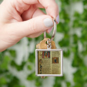 Martin Luther's inschrijving Sleutelhanger (Hand)