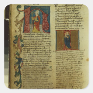 Martin Luther's inschrijving Vierkante Sticker