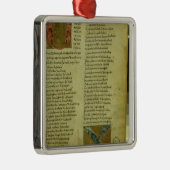 Martin Luther's inschrijvingsformulier Metalen Ornament (Rechts)