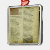 Martin Luther's inschrijvingsformulier Metalen Ornament (Links)
