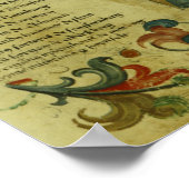 Martin Luther's inschrijvingsformulier Poster (Hoek)