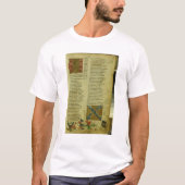 Martin Luther's inschrijvingsformulier T-shirt (Voorkant)