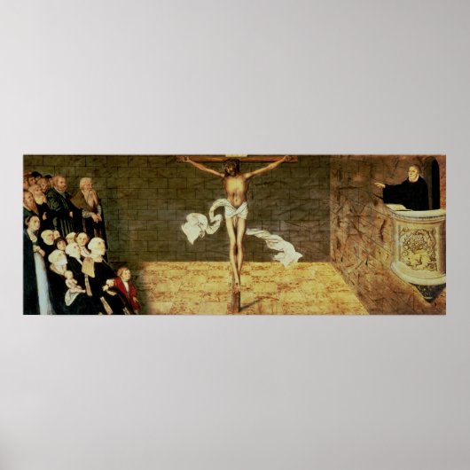 Martin Luther's Sermon Poster (Voorkant)