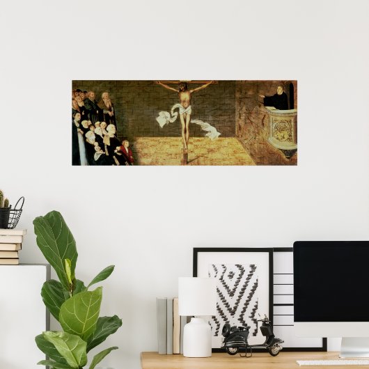 Martin Luther's Sermon Poster (Thuiskantoor)