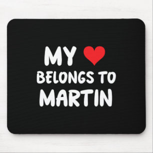 Martin - Mijn hart is van Martin - Liefde Muismat