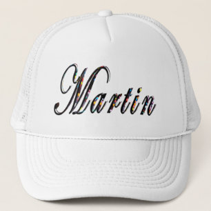 Martin Name Logo, Trucker Pet