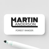 Martin Name Tag (In situ)