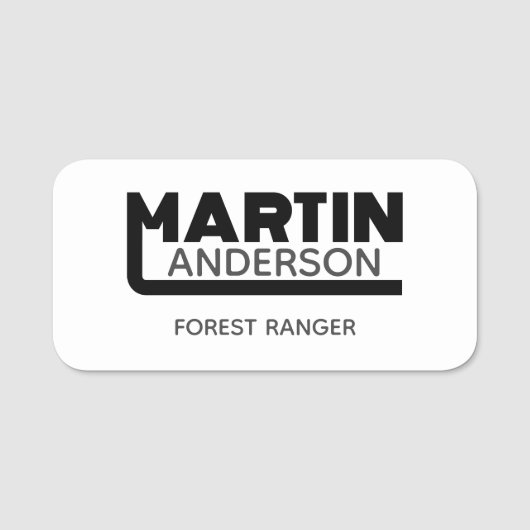 Martin Name Tag (Voorkant)