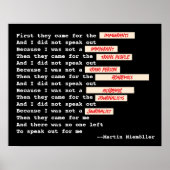 Martin Niemöller (redactie) Poster (Voorkant)