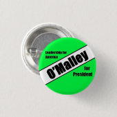 Martin O'Malley 2016 Ronde Button 3,2 Cm (Voorkant /achterkant)