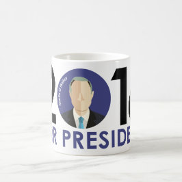Martin O'Malley 2016 voor de mok van de president