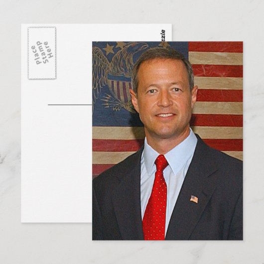 Martin O'Malley Briefkaart (Voorkant / Achterkant)