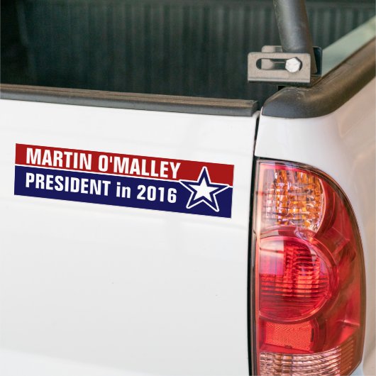 Martin O'Malley in 2016 Bumpersticker (Op Truck)