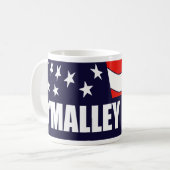 Martin O'Malley President 2016 Amerikaanse vlag Koffiemok (Voorkant links)