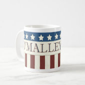 Martin O'Malley President 2016 Stars and Stripes Koffiemok (Voorkant links)