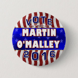 Martin O'Malley President 2016 Verkiezingsdemocraa Ronde Button 5,7 Cm