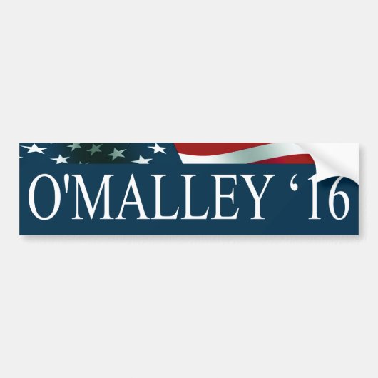 Martin O'Malley President in 2016 Bumpersticker (Voorkant)