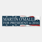 Martin O'Malley voor President 2016 Bumpersticker (Voorkant)