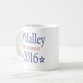Martin O'Malley voor President 2016 Koffiemok (Voorkant links)