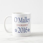 Martin O'Malley voor President 2016 Koffiemok (Links)