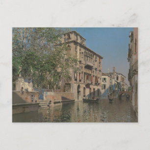 Martin Rico y Ortega - Kanaal van Venetië Briefkaart