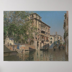 Martin Rico y Ortega - Kanaal van Venetië Poster