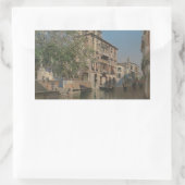 Martin Rico y Ortega - Kanaal van Venetië Rechthoekige Sticker (Tas)