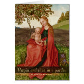 Martin Schongauer CC0940 Virgin garden Card (Voorkant)