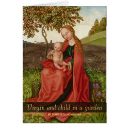Martin Schongauer CC0940 Virgin garden Card