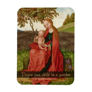 Martin Schongauer CC0942 Virgin en kindtuin Magneet