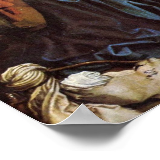 Martin Schongauer - Versterking van de herders Poster (Hoek)