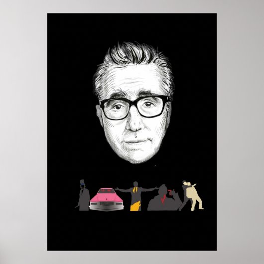 Martin Scorsese Films Poster (Voorkant)