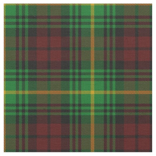 Martin Tartan Print Stof (Close Up)