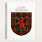 Martin Tartan Scottish Plaid Lion Rampant Planner (Voorkant)
