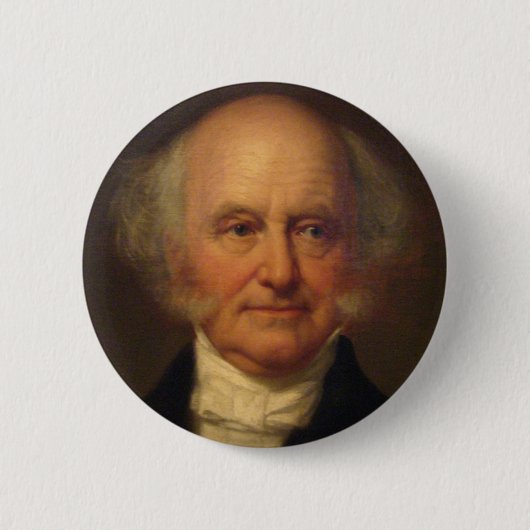 Martin Van Buren 8 Ronde Button 5,7 Cm (Voorkant)