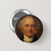 Martin Van Buren 8 Ronde Button 5,7 Cm (Voorkant /achterkant)