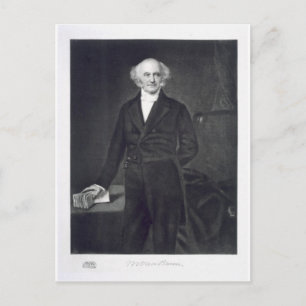 Martin Van Buren, 8e President van de Verenigde St Briefkaart