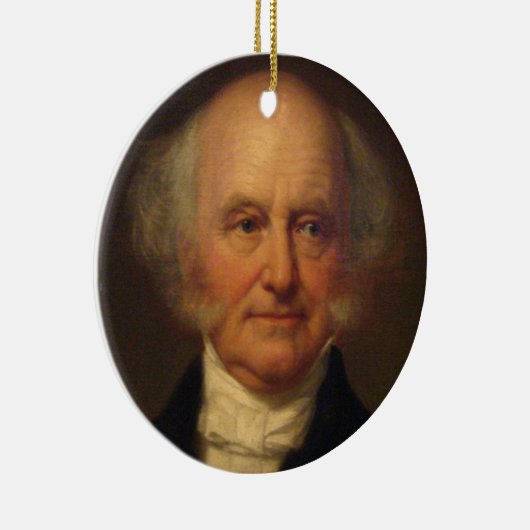 Martin Van Buren 8th President Keramisch Ornament (Rechts)