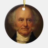 Martin Van Buren 8th President Keramisch Ornament (Voorkant)
