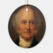 Martin Van Buren 8th President Keramisch Ornament (Links)